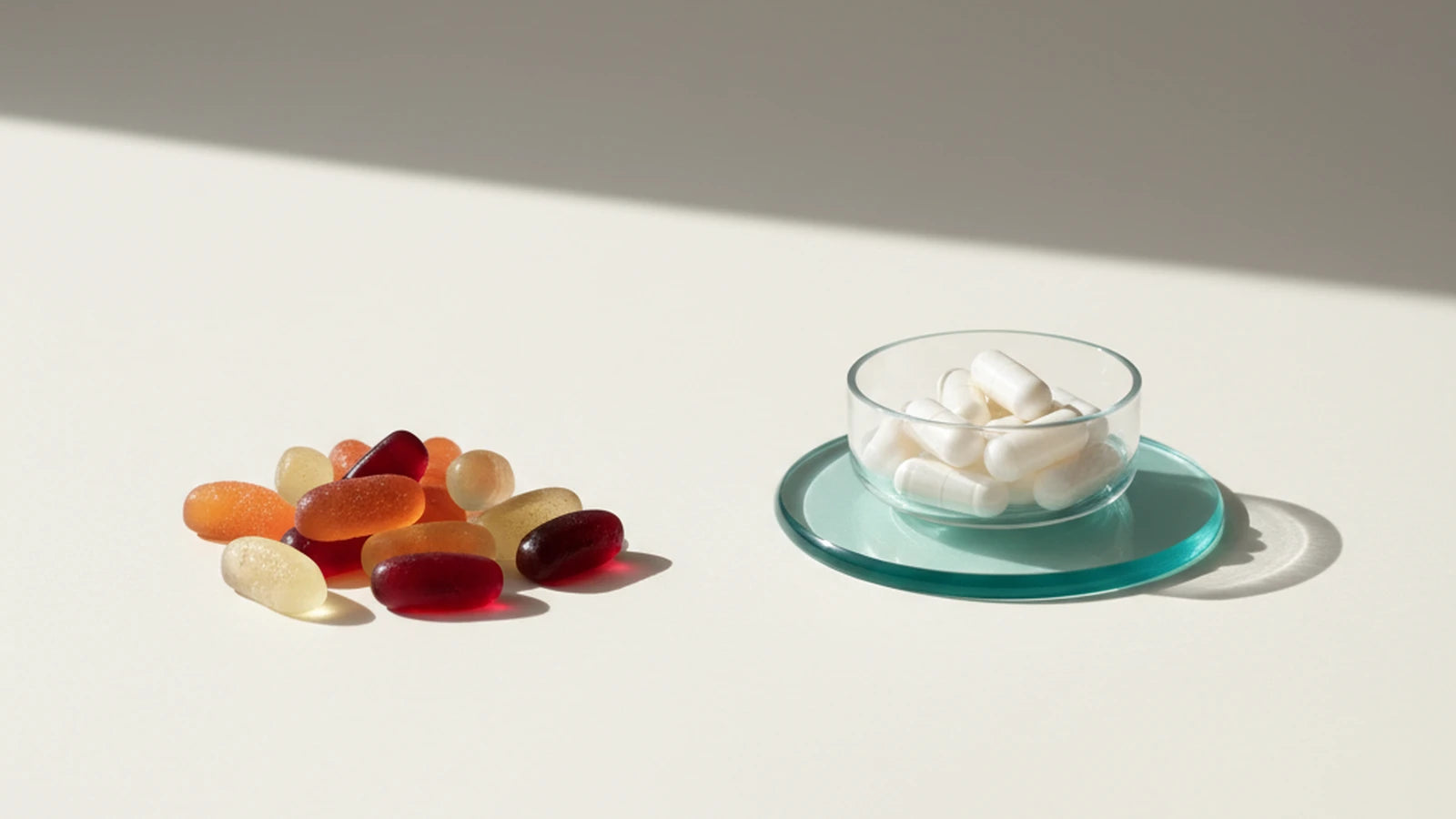Gummies vs. kapsler — Nuro Viden