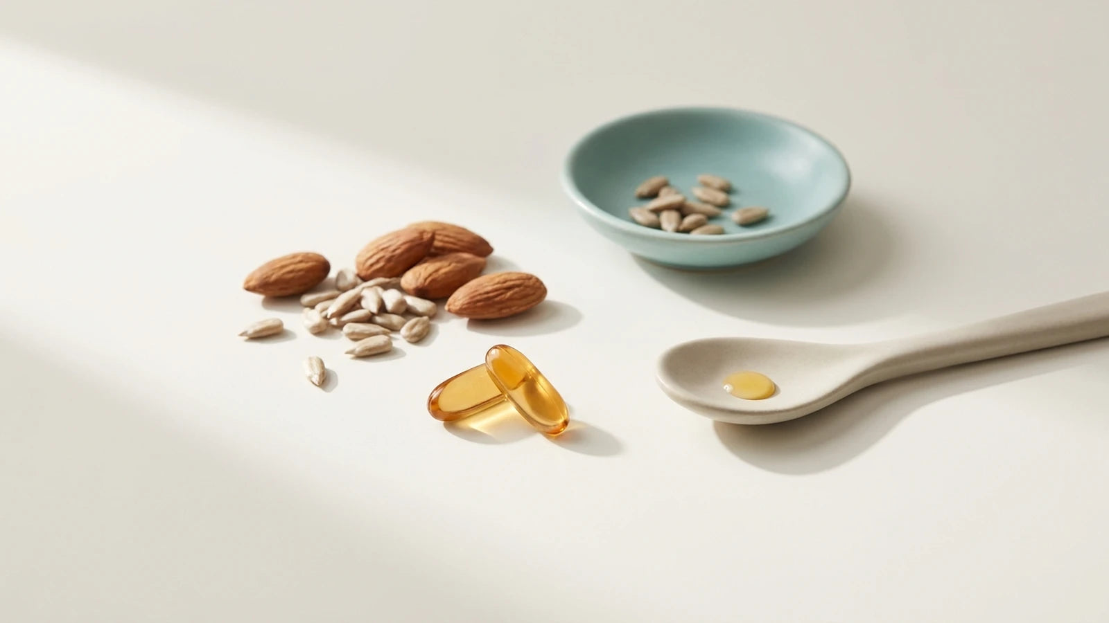 Omega-3 og E-vitamin sammen — Nuro Viden