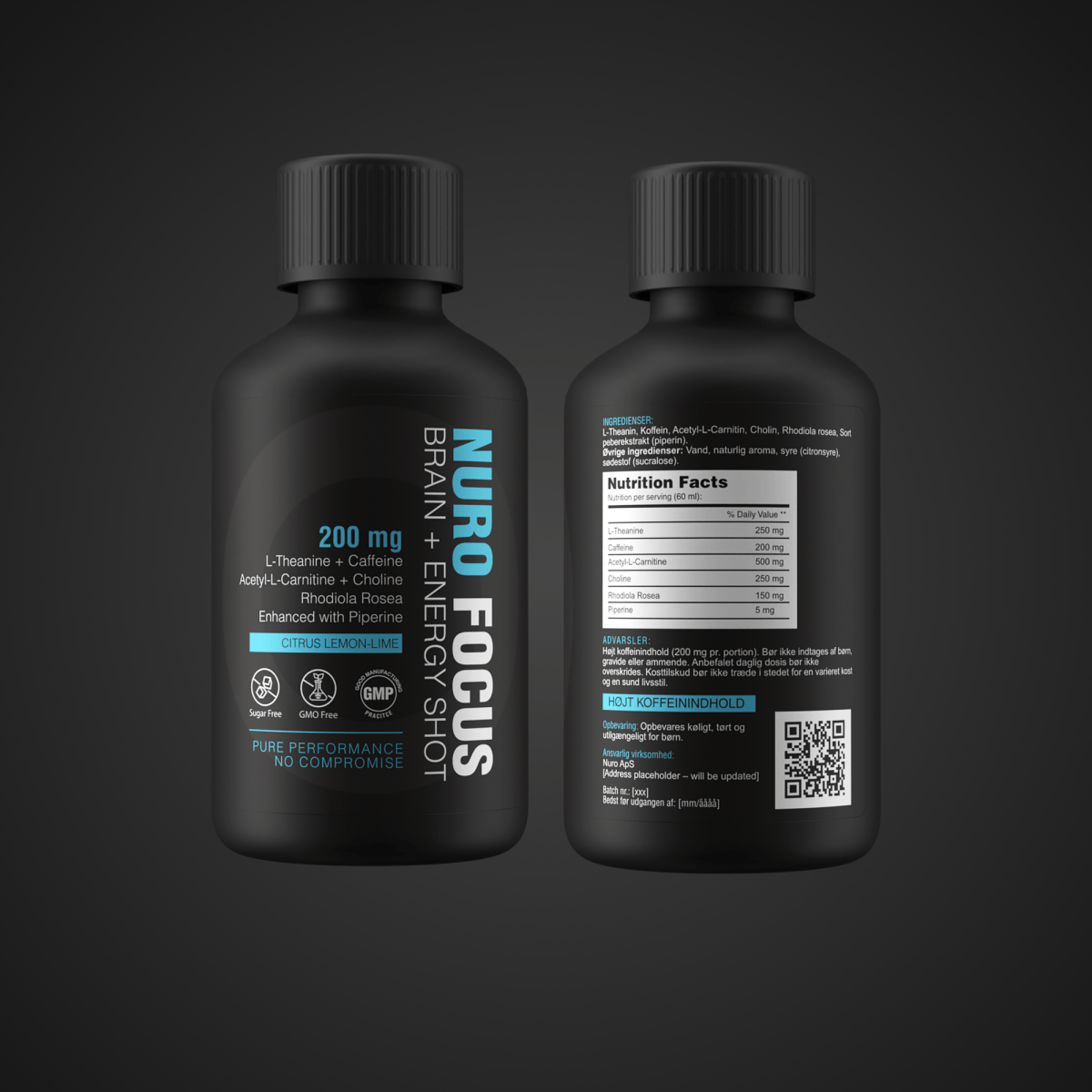 Nuro Focus – Brain + Energy Shot (60 ml) 14 pack - Nuro