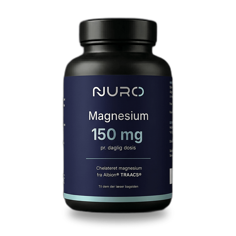Nuro Magnesium Bisglycinat, 120 kapsler